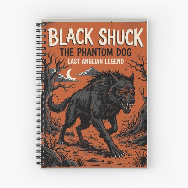 Item preview, Black Shuck The Phantom Dog British Folklore Vintage Graphic designed and sold by KiwiRider.