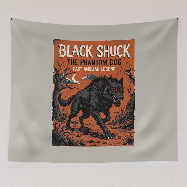 Item preview, Black Shuck The Phantom Dog British Folklore Vintage Graphic designed and sold by KiwiRider.