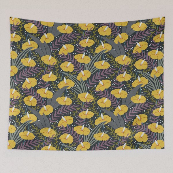 Item preview, Tropical Boho Hothouse Floral - 363d40 designed and sold by knitetgantt.