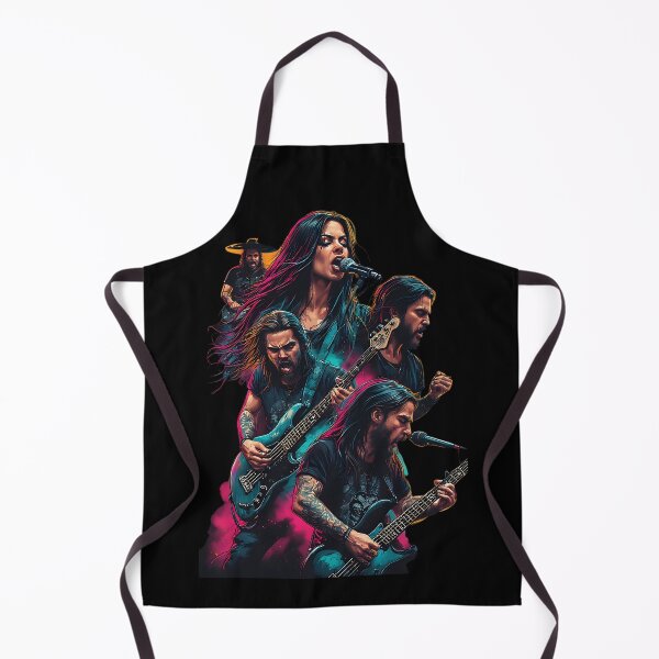 Item preview, Vibrant Comic Style Rock Band Art with Female Singer designed and sold by UrbanPrts.