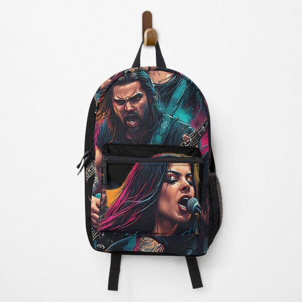 Item preview, Vibrant Comic Style Rock Band Art with Female Singer designed and sold by UrbanPrts.