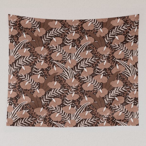 Item preview, Tropical Boho Hothouse Floral - 3b2620 designed and sold by knitetgantt.