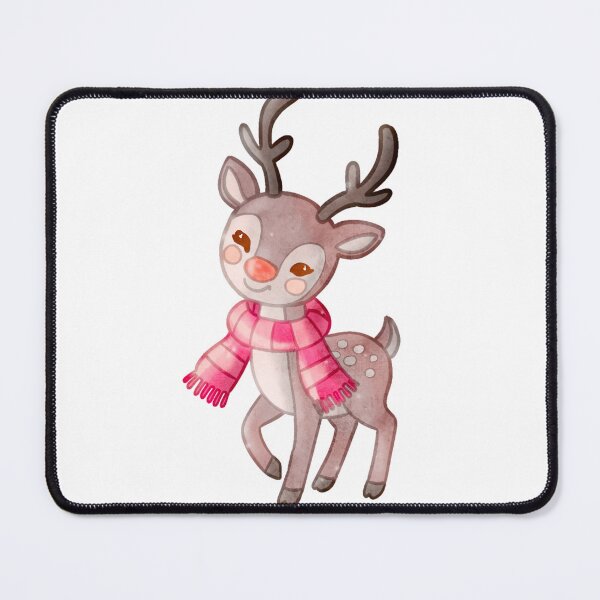 Item preview, Cute Reindeer Red Scarf Winter Digital Art designed and sold by Cosplay Evolution.