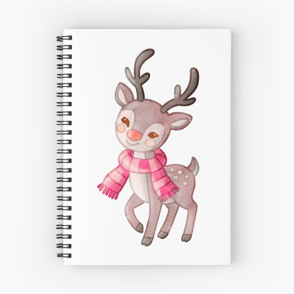 Item preview, Cute Reindeer Red Scarf Winter Digital Art designed and sold by Cosplay Evolution.