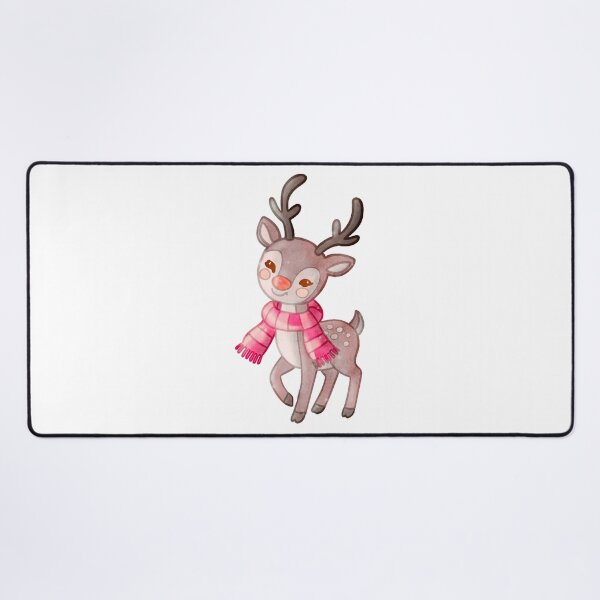 Item preview, Cute Reindeer Red Scarf Winter Digital Art designed and sold by Cosplay Evolution.