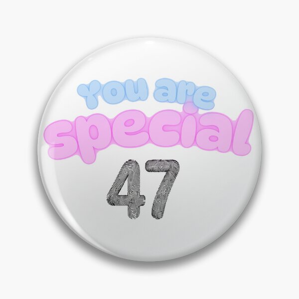 Item preview, You Are Special – 47 Fingerprint Number Down Syndrome Awareness Design designed and sold by Cartoon art with a purpose ❤️ Supporting Althea’s friends .