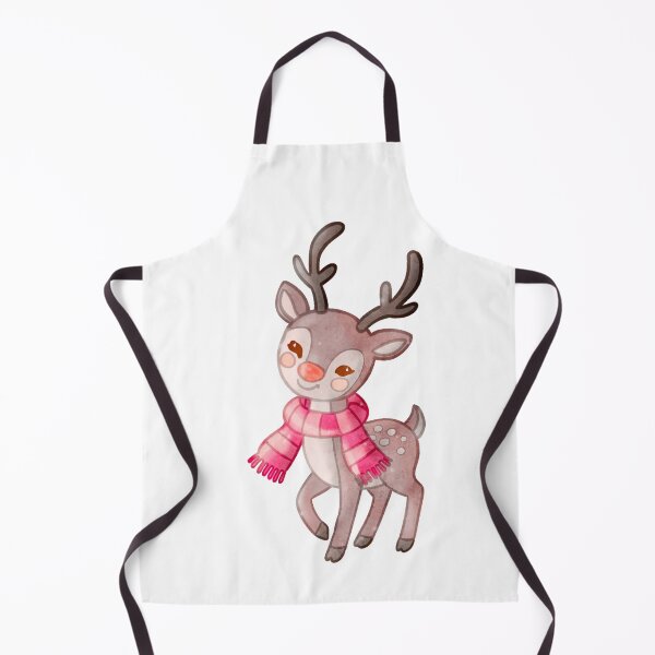 Item preview, Cute Reindeer Red Scarf Winter Digital Art designed and sold by Cosplay Evolution.