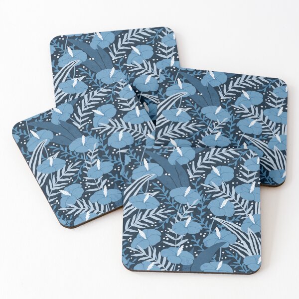 Item preview, Tropical Boho Hothouse Floral - 1b2f3f designed and sold by knitetgantt.