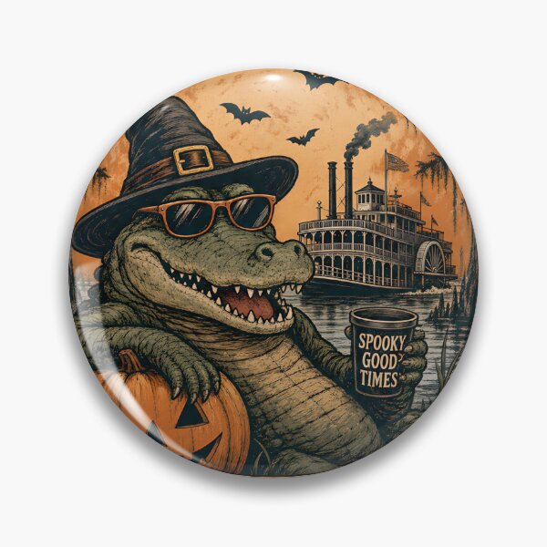 Item preview, Where things get spooky on the bayou - Halloween in Mississippi designed and sold by ParadoxParadox.