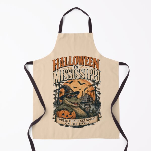 Item preview, Where things get spooky on the bayou - Halloween in Mississippi designed and sold by ParadoxParadox.