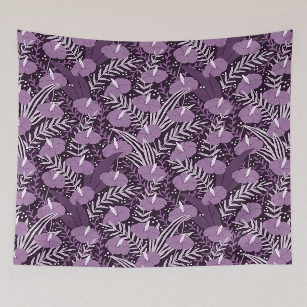 Item preview, Tropical Boho Hothouse Floral - 352436 designed and sold by knitetgantt.
