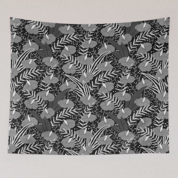 Item preview, Tropical Boho Hothouse Floral - 222222 designed and sold by knitetgantt.