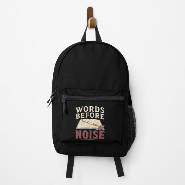 Item preview, Words Before Noise T Shirt, Writer Aesthetic Shirt, Literary Tee, Poet Gift, Book Lover Shirt designed and sold by Daily Mood Tees.