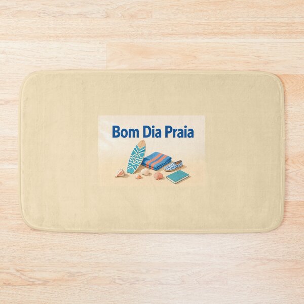 Item preview, Bom Dia Praia designed and sold by SaltySurfgirl.
