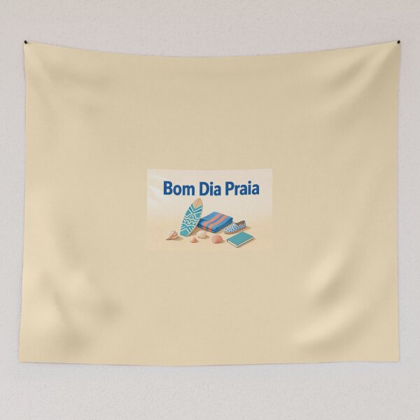Item preview, Bom Dia Praia designed and sold by SaltySurfgirl.