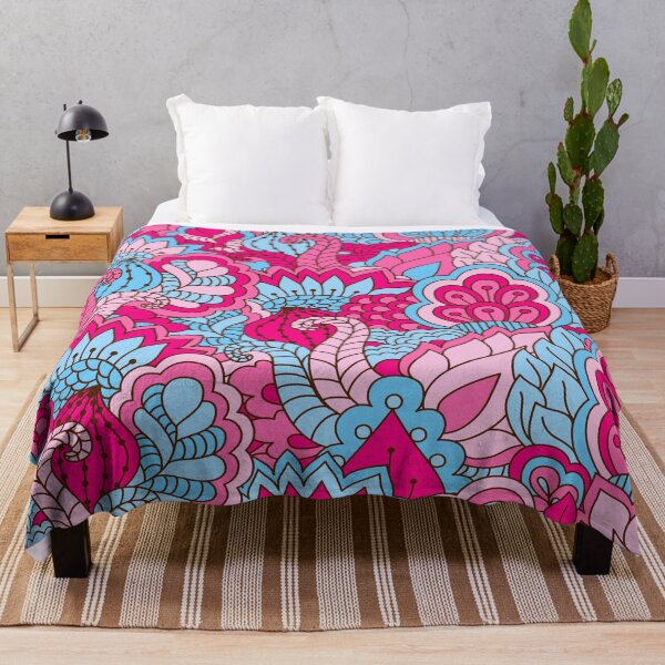 Item preview, Vibrant Pink and Blue Abstract Pattern designed and sold by Johnnies.