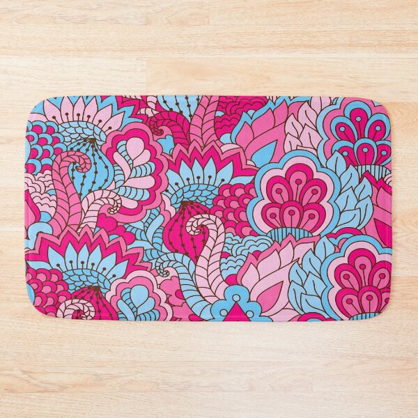 Item preview, Vibrant Pink and Blue Abstract  Pattern designed and sold by Johnnies.