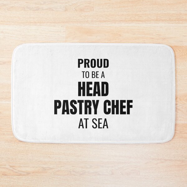 Item preview, Proud to be a Head Pastry Chef at Sea (Black) designed and sold by ShipCrewNation.