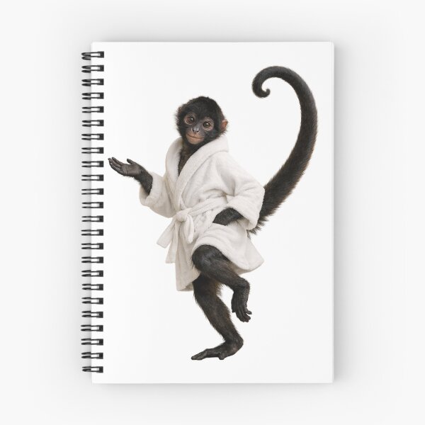 Item preview, Relaxing Bathrobe Spider Monkey designed and sold by Sillytoe.
