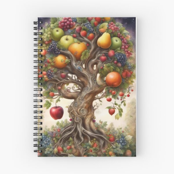 Item preview, Fruit Tree of Life Fantasy Botanical Art designed and sold by pinkal.