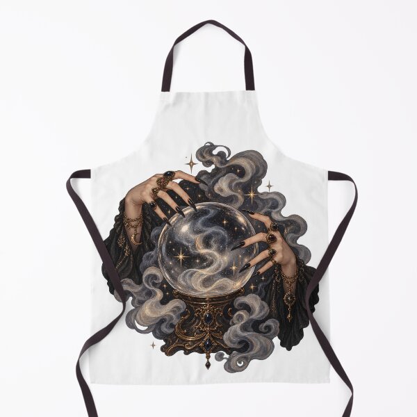 Item preview, Witchy Hands Crystal Ball - Dark Academia Fortune Teller Gothic designed and sold by Neurospicy Trolls.
