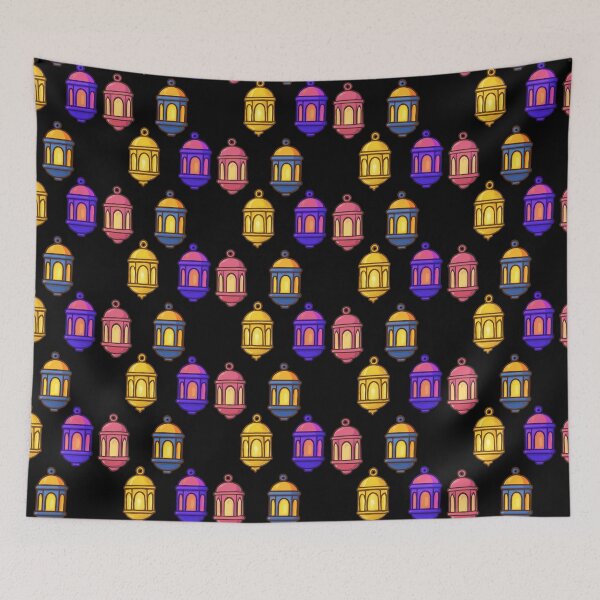 Item preview, Colorful Ramadan Lanterns Sticker Set | Islamic Fanoos Bundle (V.8) designed and sold by D-Islamic.
