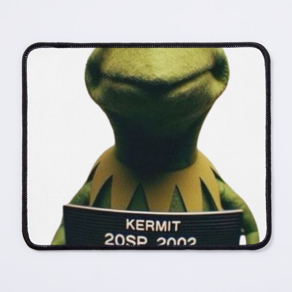 Item preview, Kermit Mugshot Funny Frog Meme Booking Photo designed and sold by otaku.edwardj.