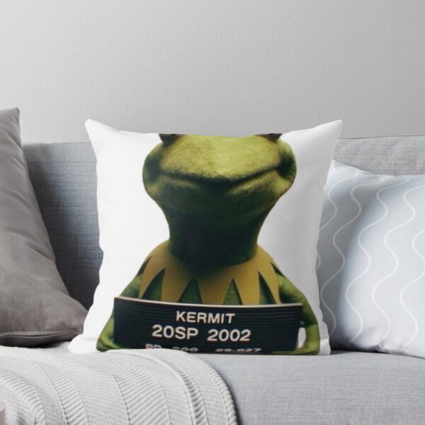 Item preview, Kermit Mugshot Funny Frog Meme Booking Photo designed and sold by otaku.edwardj.