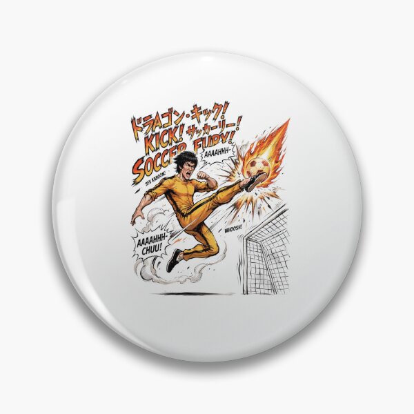 Item preview, Martial Arts Soccer Fury Flaming Kick designed and sold by annaarthk.