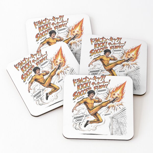 Item preview, Martial Arts Soccer Fury Flaming Kick designed and sold by annaarthk.