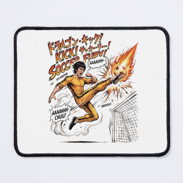 Item preview, Martial Arts Soccer Fury Flaming Kick designed and sold by annaarthk.