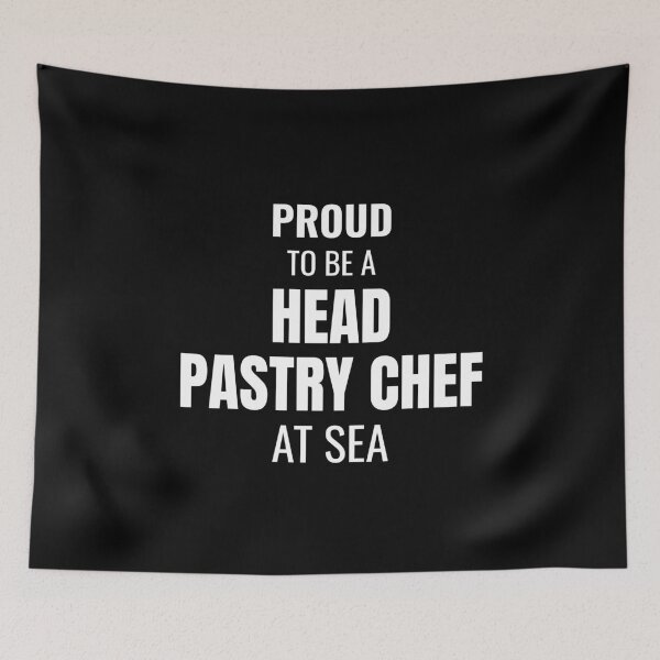 Item preview, Proud to be a Head Pastry Chef at Sea (White) designed and sold by ShipCrewNation.