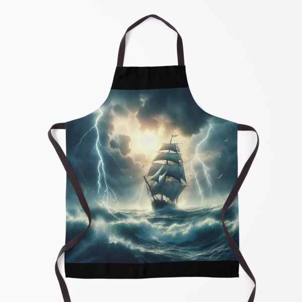 Item preview, Ship fighting the storm designed and sold by JALNERVION SHOP.