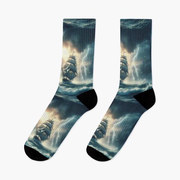 Item preview, Ship fighting the storm designed and sold by JALNERVION SHOP.