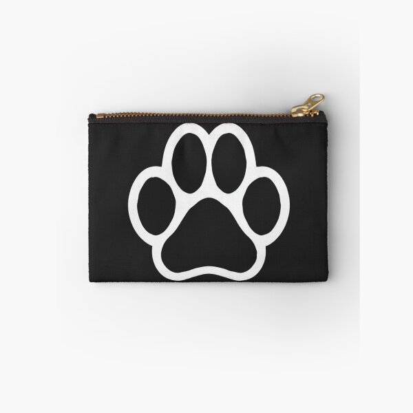Item preview, Black and White Dog Paw Print designed and sold by AmbientArtCo.