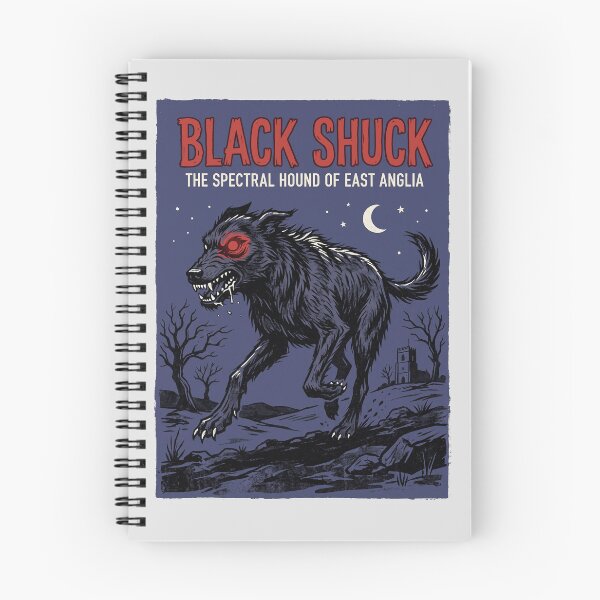 Item preview, Black Shuck The Spectral Hound East Anglia Folklore Graphic designed and sold by KiwiRider.
