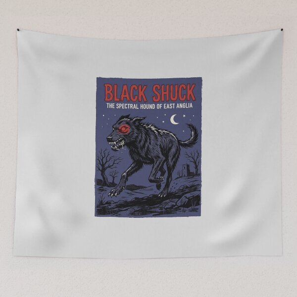 Item preview, Black Shuck The Spectral Hound East Anglia Folklore Graphic designed and sold by KiwiRider.