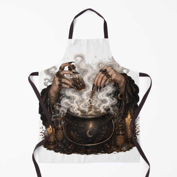 Item preview, Witchy Hands Potion Making - Dark Academia Cauldron Brewing designed and sold by Neurospicy Trolls.