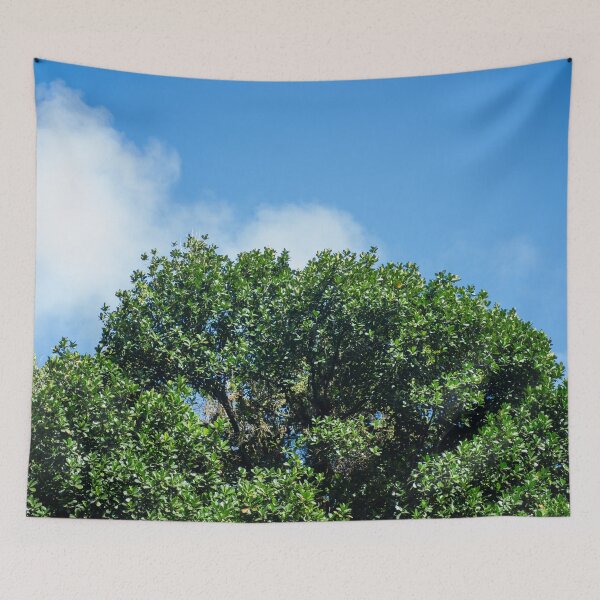 Item preview, Vibrant Green Tree Canopy Against a Clear Blue Summer Sky designed and sold by ThaCriações.