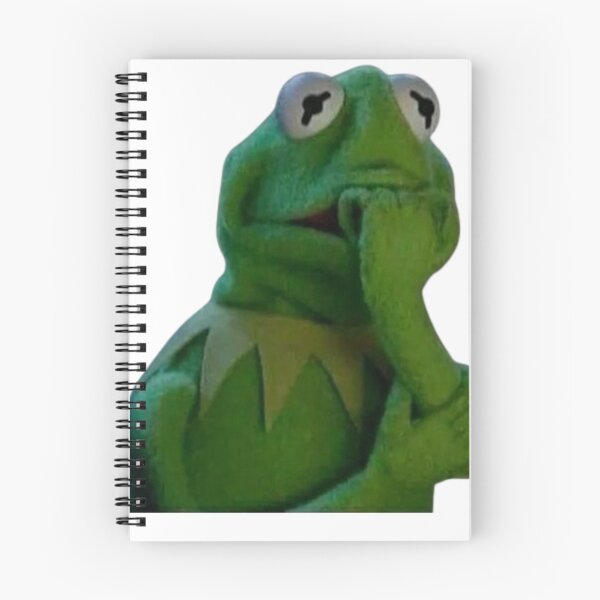 Item preview, Kermit Shocked Funny Frog Reaction Meme designed and sold by otaku.edwardj.