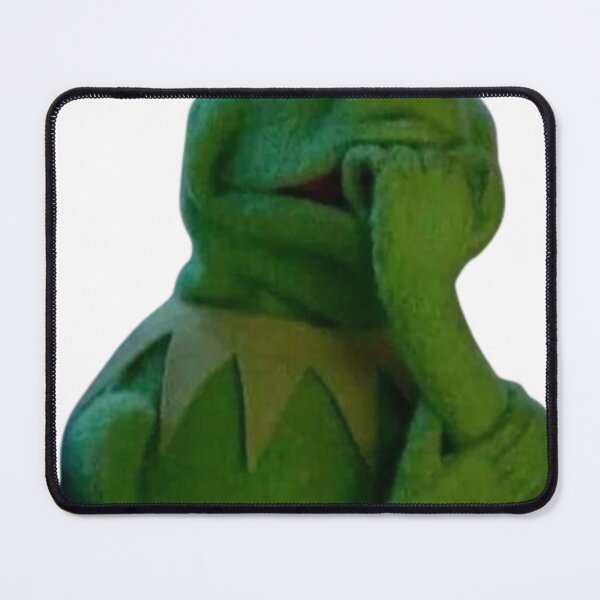 Item preview, Kermit Shocked Funny Frog Reaction Meme designed and sold by otaku.edwardj.