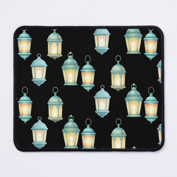 Item preview, Blue Pastel Islamic Lantern Sticker Set | Soft Ramadan & Eid Magnet Bundle (V.1) designed and sold by D-Islamic.