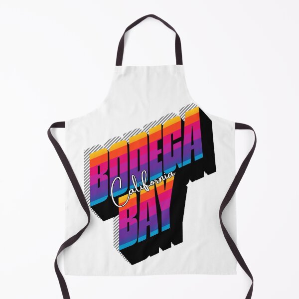 Item preview, Bodega Bay California Retro Sunset 80s Vintage Travel T-Shirt Design designed and sold by DonnaRaine.