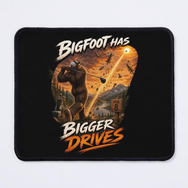 Item preview, Bigfoot Has Bigger Drives designed and sold by Pin&Palm.