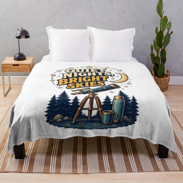 Item preview, Quiet Nights Bright Skies Vintage Stargazing Art designed and sold by CheerfulNest.