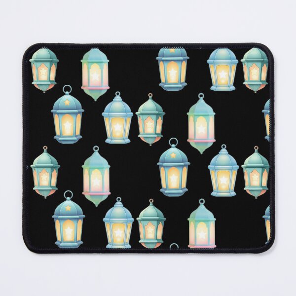 Item preview, Blue Pastel Islamic Lantern Sticker Set | Soft Ramadan & Eid Magnet Bundle (V.2) designed and sold by D-Islamic.