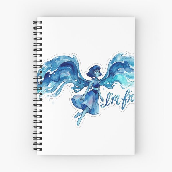 Item preview, Copy Water Wings Lapis Lazuli - Fluidode Pastel Burn Book Art - Y2K Birthday designed and sold by conamor-bymel.