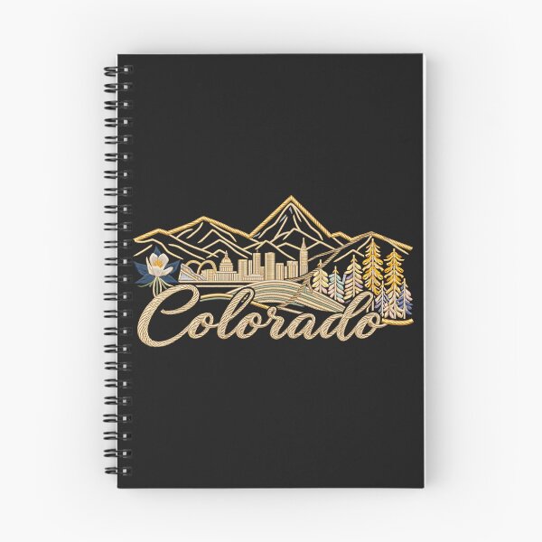 Item preview, Colorado Decorative Skyline Illustration designed and sold by Rocky Mountain Artistry.