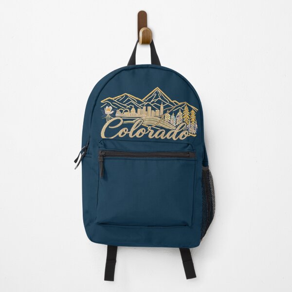 Item preview, Colorado Decorative Skyline Illustration designed and sold by Rocky Mountain Artistry.