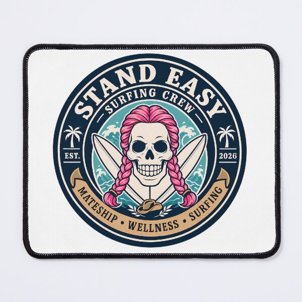 Item preview, Stand Easy Veteran Surf Club Logo Sunshine Coast designed and sold by Bombergirls.